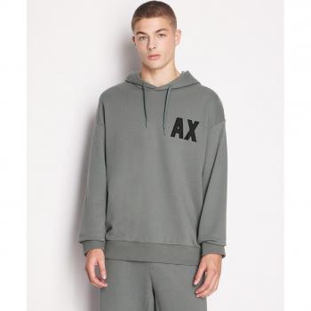 Armani Exchange Men's Oversized Green Hoodie - XS Fit