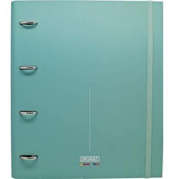 Carpeta Ingraf 350761 de Cartón Tamaño A4 Color Turquesa