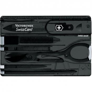 Victorinox SwissCard Classic Black Transparent Multi-tool 10 Functions