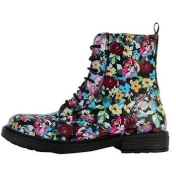 Geox J Eclair Girl D Ankle Boot in Black/Multicolor