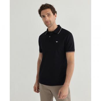 Emporio Armani Men's Regular Fit Short Sleeve Navy Polo Shirt