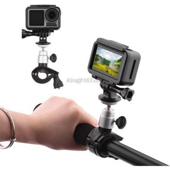 Soporte de Montaje Negro para Bicicleta y Motocicleta - Accesorios de Extensión para Cámara Deportiva DJI Osmo Action
