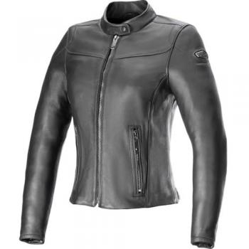 Chaqueta de Cuero para Moto Mujer Alpinestars Tory Negra Talla L