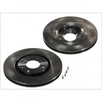 Disco de freno FERODO DDF489 frente, ventilado, 2 pieza