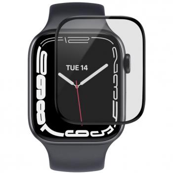 Protector de Pantalla Flexible de Vidrio Híbrido eSTUFF para Apple Watch Series 4/5/6/SE 40mm - Transparente/Negro