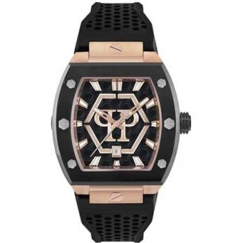 Philipp Plein The Hexagon Phantom Men's Analog Watch - Black, Waterproof, One Size