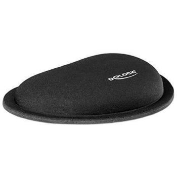 Reposamuñecas de gel para ratón Delock, color negro