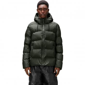 Rains Alta Puffer Jacket - Green - Female - Size L
