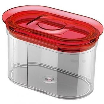 BIESSE 532-Bote, Rojo, 15.5x9.5x10.0 cm Bote Oval con Junta de Silicona de 750 ml