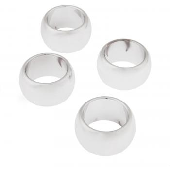 10pcs Anillo servilletero, de plata hebilla Holder servilleta soporte para boda banquete cena Decor