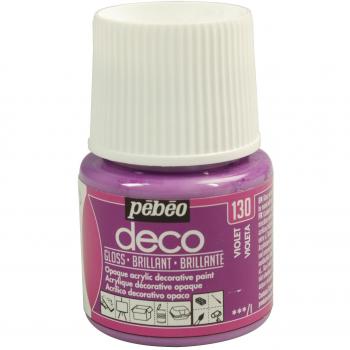 Pintura Acrílica Brillante Violeta 45 ml - Pebeo Deco