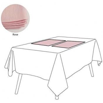 sur-mesure-deco ~ rosa - rel6988, lino, Set de table 38x52