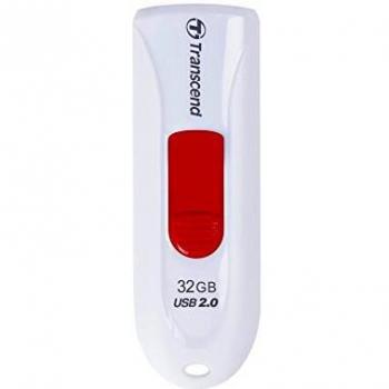 Transcend TS32GJF590W - Memoria USB 2.0 de 32 GB USB, Color Blanco