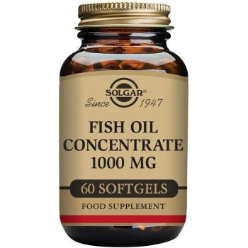 Solgar Fish Oil Concentrate 60 Softgels - Omega 3 EPA & DHA - 60 x 1000mg Softgels