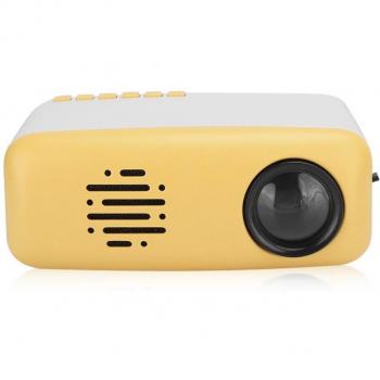 Proyector Portátil HD Mini Accesorio de Entretenimiento para Música/Imagen/Vídeo/TXT (110V-240V) 10-40w