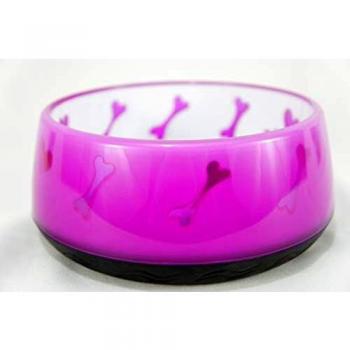 ALL FOR PAWS Comedero Plástico Dog Love, L-300 ml, Color Rosa
