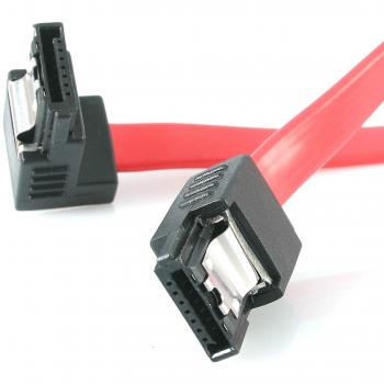 StarTech 18in Right Angle SATA Latching Cable - 6Gbps Serial ATA