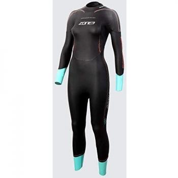 ZONE3 Women's Vision-Traje de Neopreno, Mujer, Negro y Azul, S