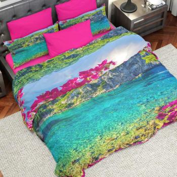 PETTI Artigiani Italiani - Fundas Nordicas, Funda Nordica Cama 90, Funda Nordica, Funda Edredon, Ropa de Cama ,100% Made in Italy, 100% Satin