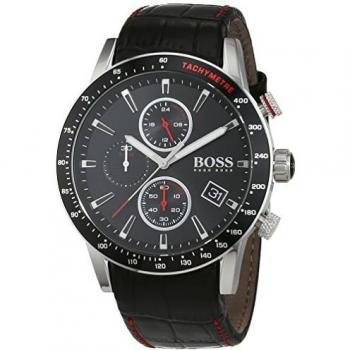 BOSS Men's Chronograph Quartz Watch with Leather Strap 1513390