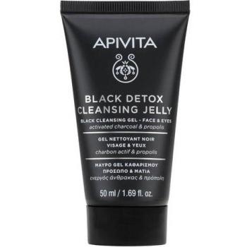 Apivita Gel Limpiador Negro Detox Rostro y Ojos 50ml