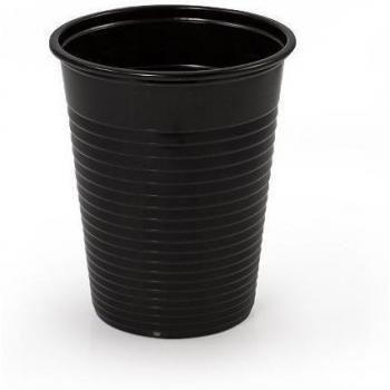 Vasos desechables 180ml 100Stk Negro/vasos vasos plástico