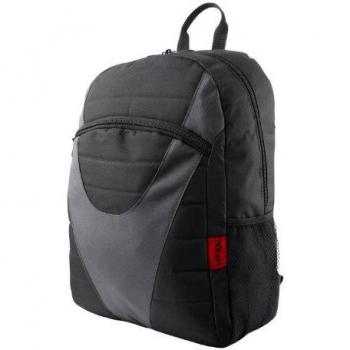 Mochila Trust Lightweight para Portátil de 16 con Asa de Transporte y Parte Trasera Acolchada - Negra/Gris