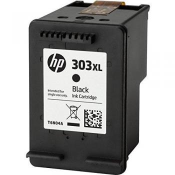 Cartucho de Tinta HP 303 XL Negro Original para ENVY Series 6230, 7100, 7130, 7134, 7800 y 7830