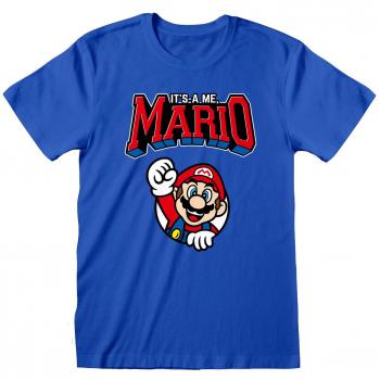 Camiseta Unisex de Super Mario - Varsity Azul - Talla M
