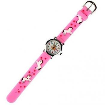 Rojo caballo Reloj Pony, rosa, talla única