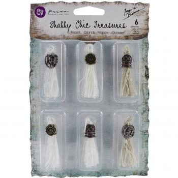 Shabby Chic Treasures Tassels -Antique 6/Pkg