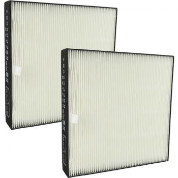 2x Filtro HEPA 13 Compatible con Purificadores de Aire Daikin MCK55WY, MCK55WKS, MCK55WN - Filtro de Repuesto - Vhbw