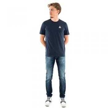 Le Coq Sportif Camiseta de Manga Corta Essentials N°1 para Hombre, color azul marino, talla XL
