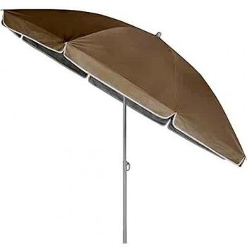 Parasol Beige 180cm Inclinable y Ajustable con Protección UV