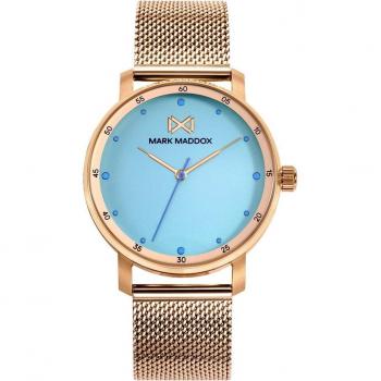 Reloj Mark Maddox Midtown para Mujer MM7155-67 de Acero con Malla Milanesa en IP Dorado