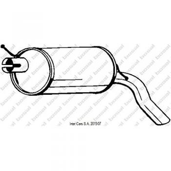 Bosal 233-387 End Silencer