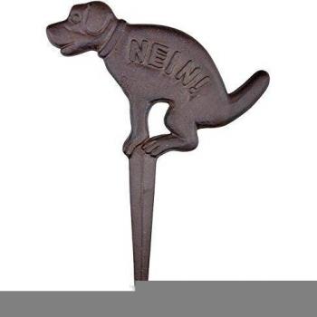 Esschert Design Cartel para Perros para pipican Texto «Nein»