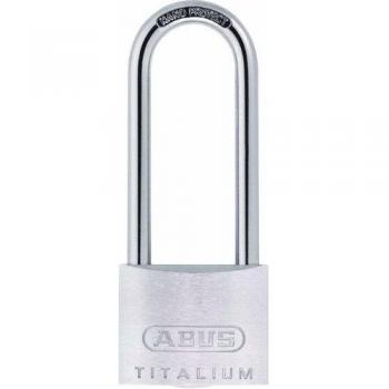 Abus 64TI/40HB63 KA6411 - Candado Titalium de 40mm arco extra largo llaves iguales