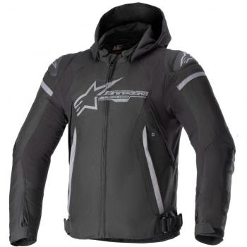 Chaqueta Alpinestars Zaca Waterproof - Estilo Moderno y Deportivo, Impermeable, Negra, Textil, para Motocicletas, Talla M