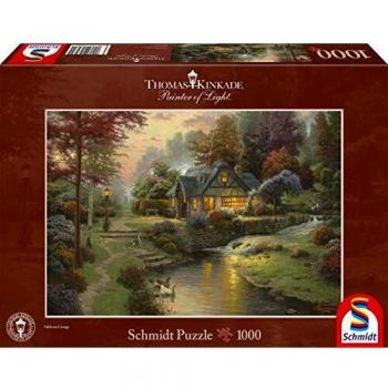 Schmidt Spiele 1000-Piece Puzzle - Thomas Kinkade Peaceful Evening