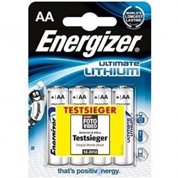 Energizer Lithium Baterías AA 3 + 1 FOC ENGLBS5715