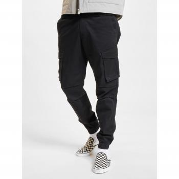 Jack & Jones Kane Noah Cuffed Black Cargo Pants for Men