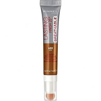 Rimmel Lasting Finish Breathable Concealer - 600 Dark, Lightweight Medium Coverage, 7ml