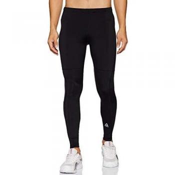 Reebok Re Speedwick Tight Mallas, Hombre, Negro, M