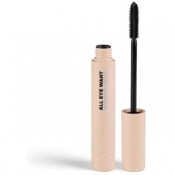 INGLOT Eye Want Mascara Waterproof Extra Volumen y Duración Larga