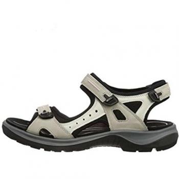 ECCO Women's Offroad Sandals - Atmosphere/Ice W./Black, Size 38 (7)