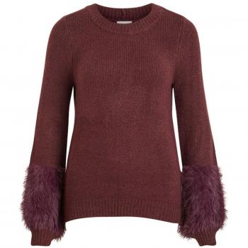 Vila Jersey Pelo Mangas VISAMAR Clothes