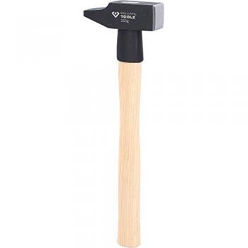 Martillo de bola Brilliant Tools con mango de hickory, 250 g, forma francesa, modelo BT077025