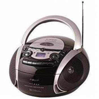 NEVIR Radio CD CASSATTE NVR-482UCM Negro