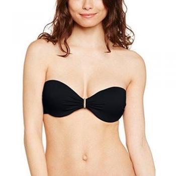 Morgan BERGAMO CORBEILLE / HAUT - Parte de arriba de bikini para mujer, color negro, talla 38